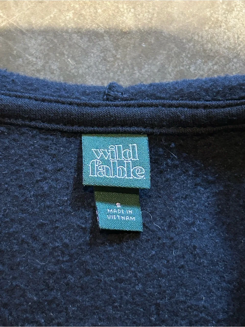 wild fable Women's Black Oversized Zip-up Hoodie READ ✅ - Picture 4 of 8